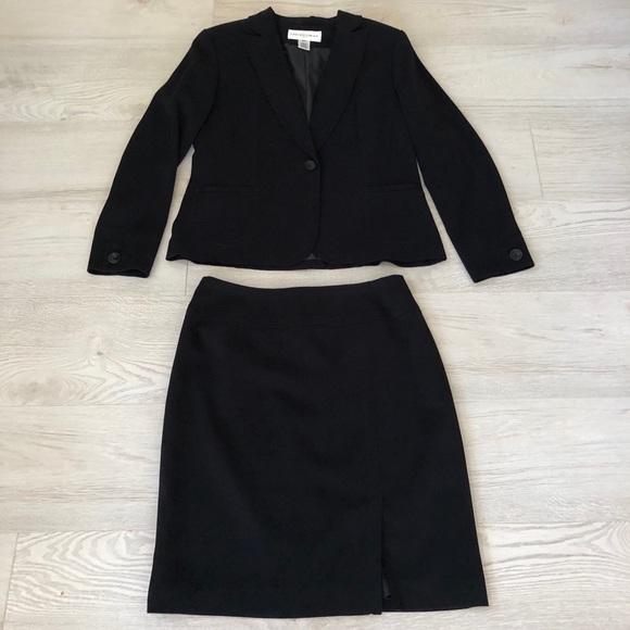 Jones New York Suit Tailored Blazer Skirt Suit New - Picture 1 of 8